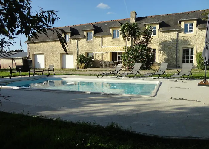 Les Petites Landes - Piscine Privee Proche Plages Ferienhaus Cricqueville-en-Bessin