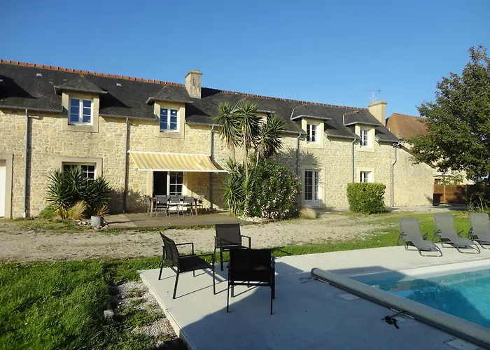 Les Petites Landes - Piscine Privee Proche Plages * Cricqueville-en-Bessin